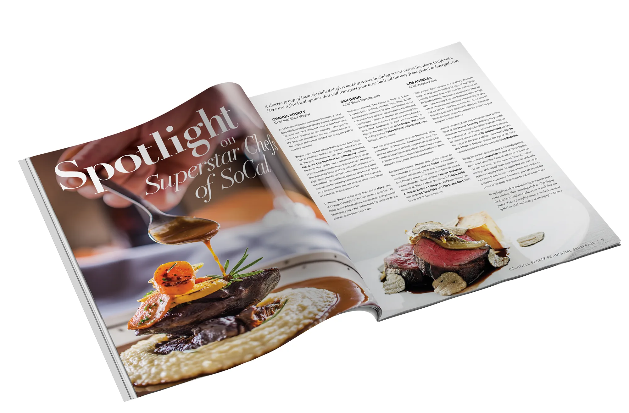 Spotlight on Superstar Chefs of SoCal editorial spread
